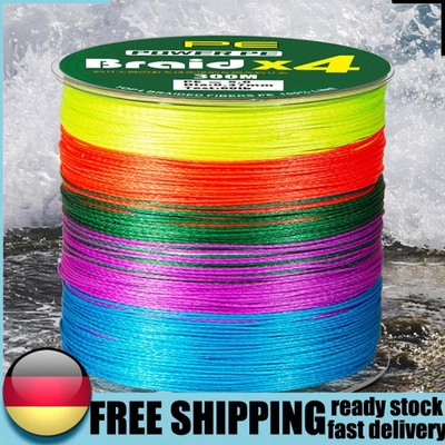 300M 4 Strands Super Strong Fishing Line PE Line Carp Fishing Wire 10.6-90LB