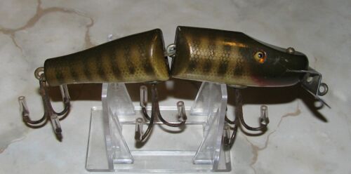 Creek Chub Jtd Pikie Minnow Wooden Glass Eyes Natural Pike Fishing Lure *C24-7 - Picture 3 of 5