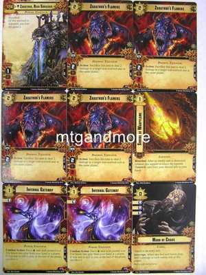 Warhammer 40000 Conquest LCG - Zarathur, High Sorcerer + Squad - Base Set