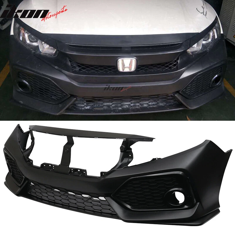 Fits 16-21 Honda Civic Si Sedan Coupe OE Style Front Bumper Conversion