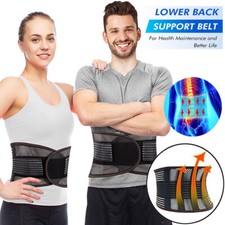 Lower Back Support Brace Lumbar Waist Belt Sports Breathable Belt Men Women