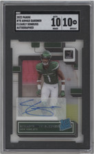 AHMAD SAUCE GARDNER 2022 CLEARLY DONRUSS AUTO RATED RC JETS SGC 10 AUTO 10 #78