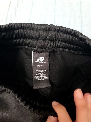 NEW BALANCE Big Girl Tech Fleece Pants Black Size Medium (10/12) EUC - Picture 3 of 6