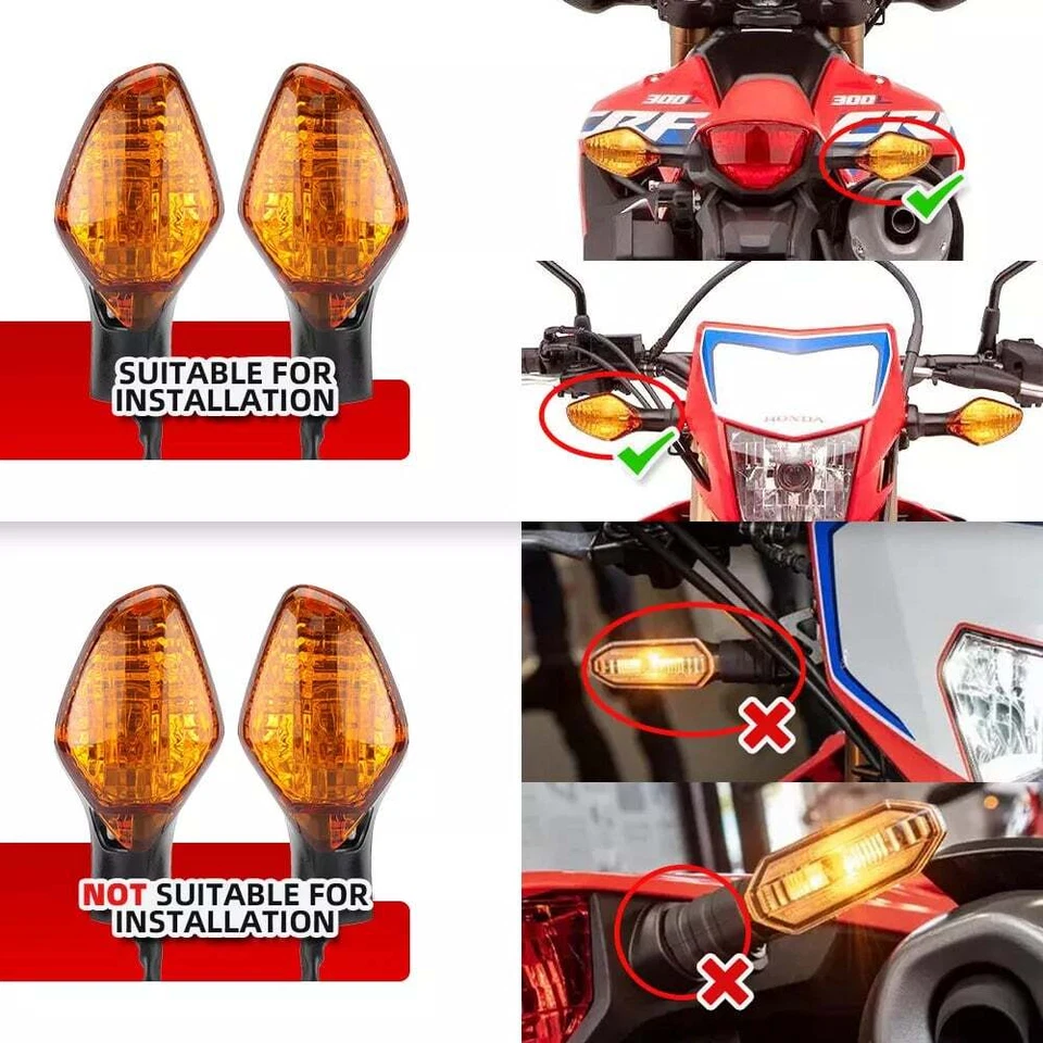 Lámpara de luz de señal de giro para HONDA CRF300L 21-24 CRF 250L 13-20 CMX 300 500 17-19 Foto 4 de 4