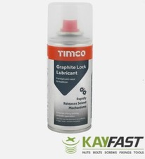 Graphite Lock Lubricant Spray 80ml Padlocks Door Hinges Locks Key Latches