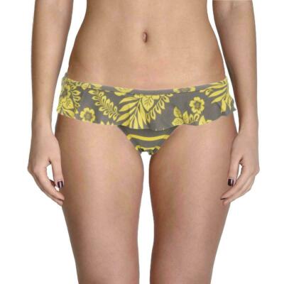 New Island Soul Sz L TOP BOTTOM Printed Push Up Halter Swimsuit Bikini