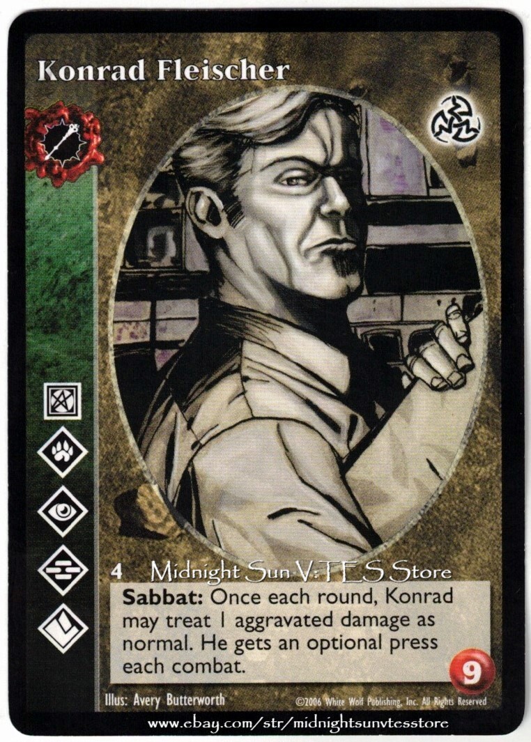 Konrad Fleischer Ventrue Antitribu Third Edition V:TES VTES