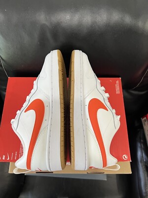 新品未使用!マイケル ジャンベ オレンジ NIKE Court Borough Low 2 GS White/Orange BQ5448-114 Size 5Y