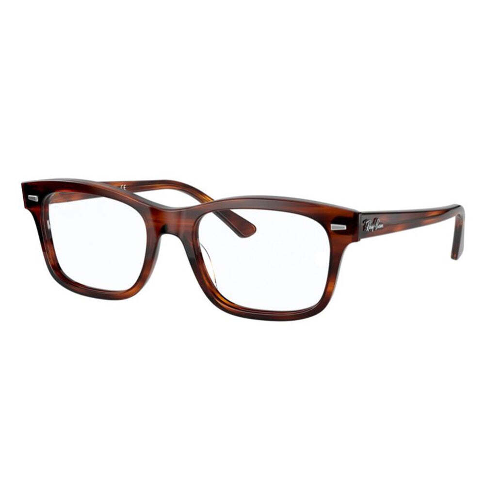 Reading Glasses Ray Ban 5383 2144 Striped Red Havana 52 19 145 + Hoya Lens