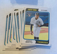 2023 Topps Heritage High Number #557 Jhony Brito 10 Count Rookie Card Lot