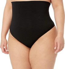 Carnival Petite Plus Seamless High Waist Control Thong Black L