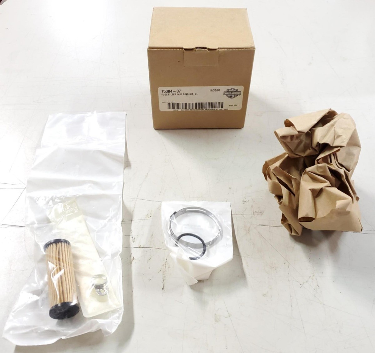 OEM Harley Davidson Fuel Filter O Ring Kit NOS XL1200 XL883