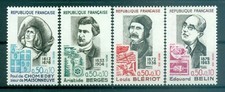 France 1972 - Y & T  n. 1706/09 - Personnages célèbres (Michel n. 1782/83-1799/1
