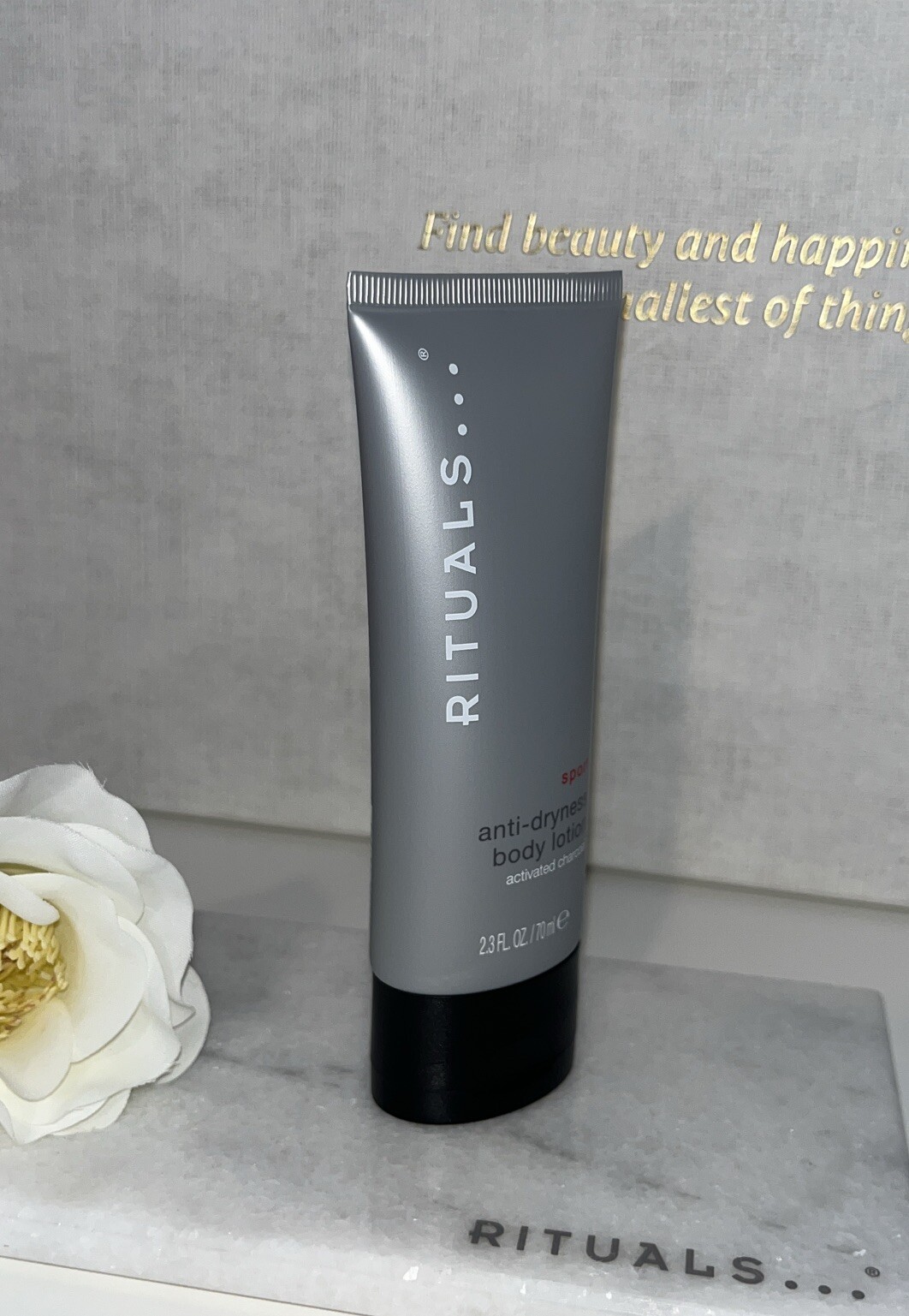 Rituals Sport Anti Dryness Body Lotion 70ml + Rituals homme shower foam