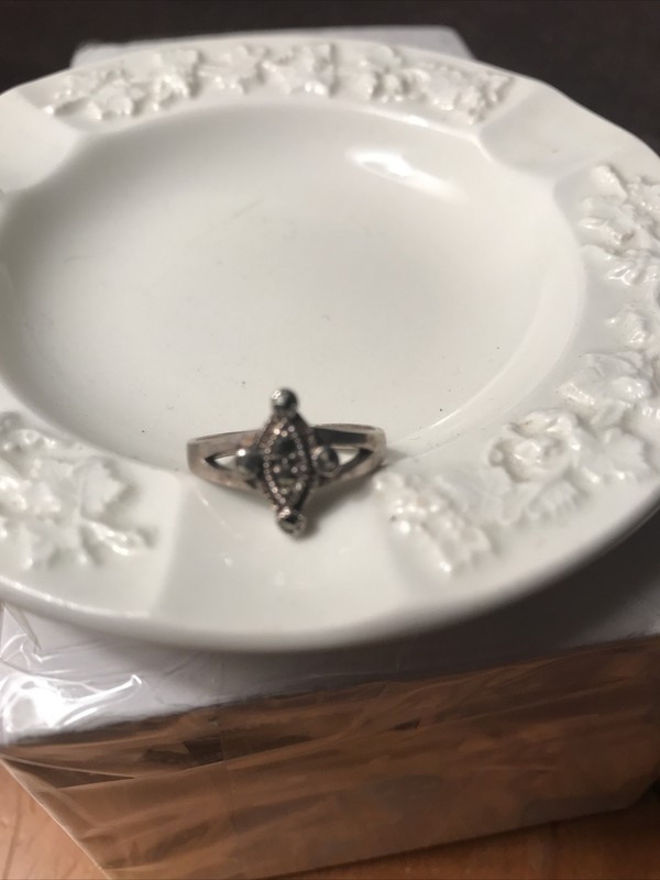 Sterling Silver Marcasite Ring