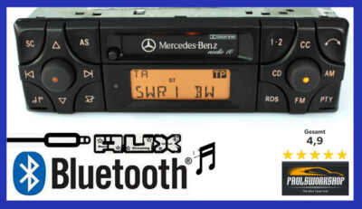 Orig. Mercedes Audio10 Bluetooth + AUX BE3200 BE3210 AL3210 AL2910 MF2910 