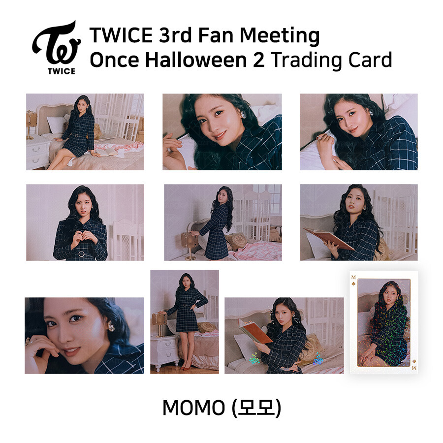TWICE 3rd FANMEETING ONCE HALLOWEEN 2 Trading Card Photocard MOMO