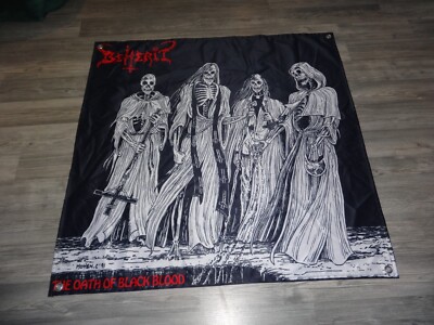 Beherit  XXL Flag Flagge Poster Black Metal Sarcofago Marduk Gorgoroth