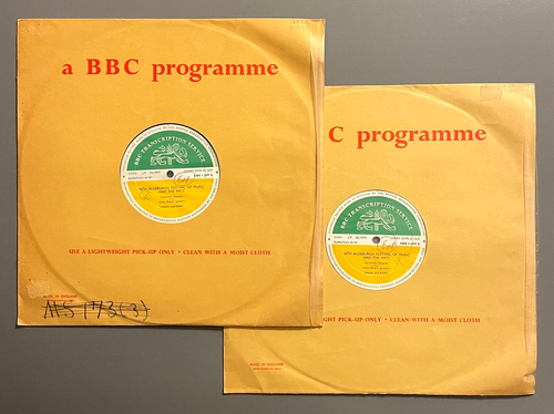 JULIAN BREAM 16th Aldeburgh Festival Of Music RARE BBC TRANSCRIPTION 2xLP 1967
