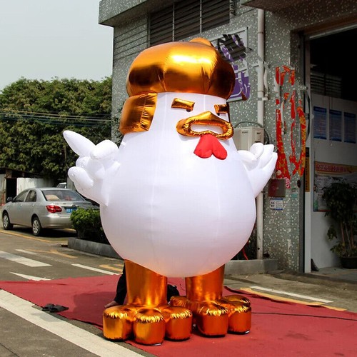 Customized Trump Inflatable Chicken 10 Feet / 3 Meters Inflatables Advertising - Picture 6 of 6