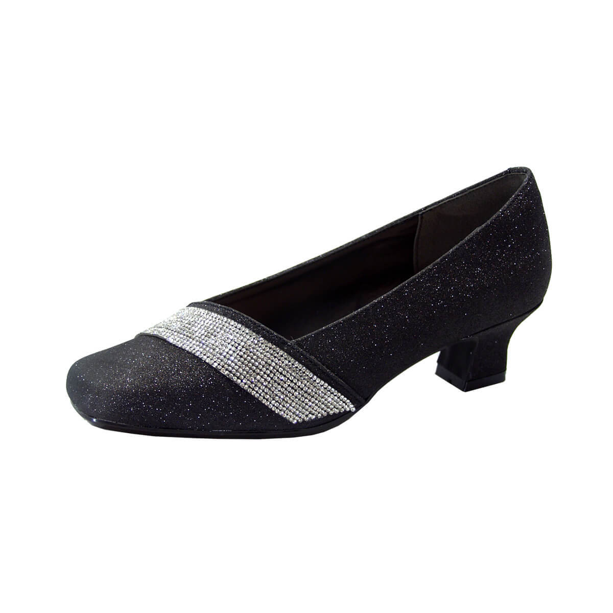 women's wide width low heel dress shoes Floral Erica Shoes, Size: 6.5 E, Gold tone color toe Dress Silver Wedge Shoes Wide