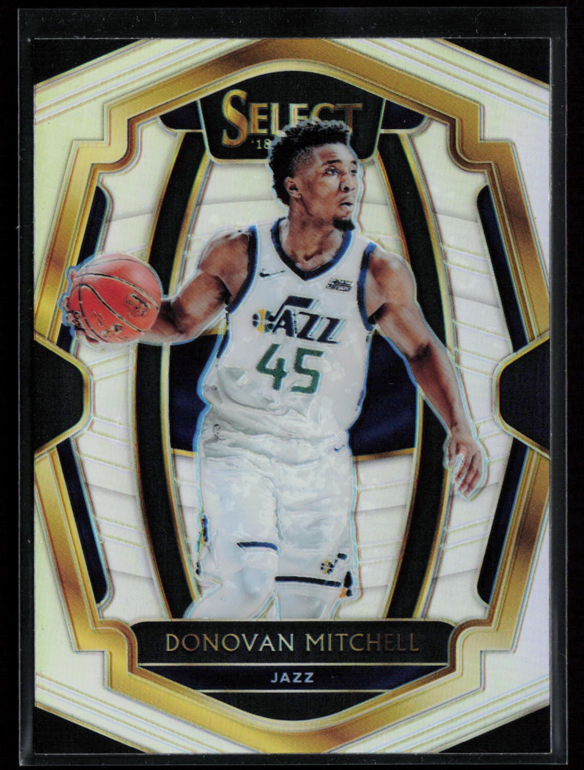 2018-19 Panini Select Donovan Mitchell #178 Silver Utah Jazz
