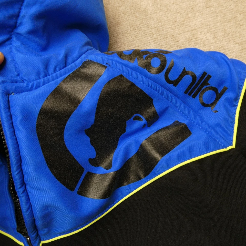ECKO Unltd Suéter Juvenil XL Negro y Azul Sudadera con Capucha Sudadera con Capucha Cremallera Completa Foto 3 de 4