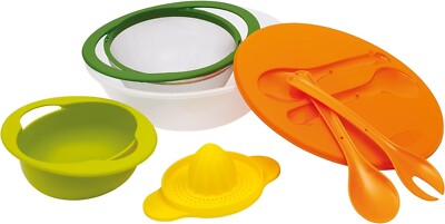 7 Stück Easy Camp Multi Schüssel Küche Aufbewahrung Picknick Salat Sieb Camping Set