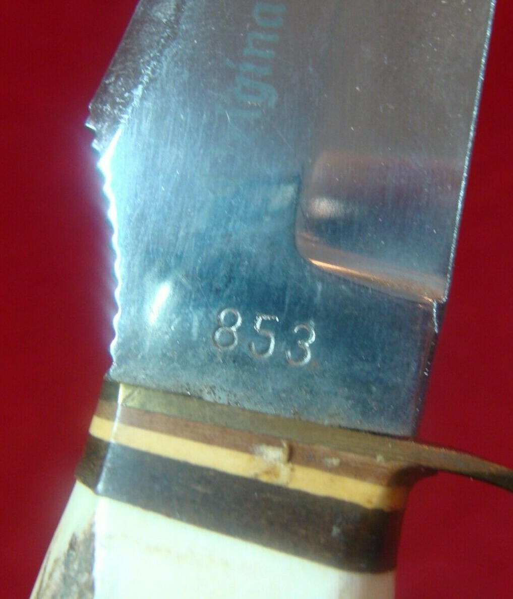 VINTAGE HUNTING COMPASS KNIFE SOLINGEN GERMANY, BUFFALO ( Original Scabbard) eBay