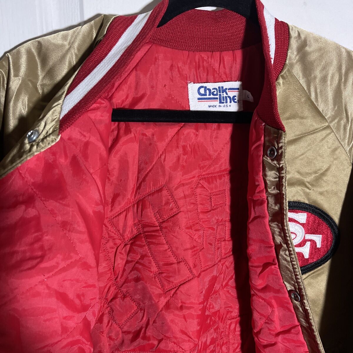 VTG Chalk Line NFL San Francisco Forty Niners 49ers Gold VTG Chalk Line NFL San Francisco Forty Niners 49ers Gold