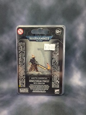 Warhammer 40k MINISTORUM PRIEST with VINDICATOR Pious Vorne (x1) NEW SPRUE