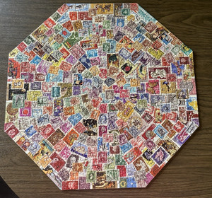 Vintage Springbok "Postage Paid" 500+ Jigsaw Puzzle, Complete, Octagon Shaped
