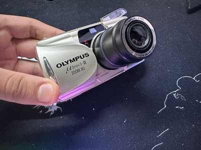 Olympus Mju II Zoom 80 Stylus Epic 35mm Film Camera Tested Working Read Desc