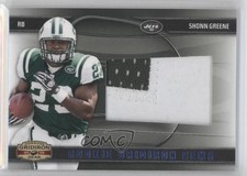 2009 Donruss Gridiron Gear Rookie Gems Jumbo Prime 8/50 Shonn Greene #218 0b5