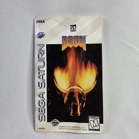 Doom - Sega Saturn Complete CIB - ID Software *READ*