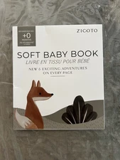 Zicoto Soft Baby Book. Livre En Tissu Pour Bébé. New In Box