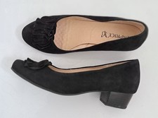 CAPRICE - Damen-Trachten-Schuhe - Leder-Pumps - Gr. 39 (6) - schwarz