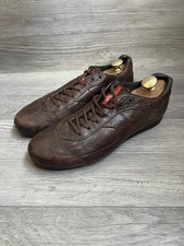 Prada montecarlo brown leather casual low top...