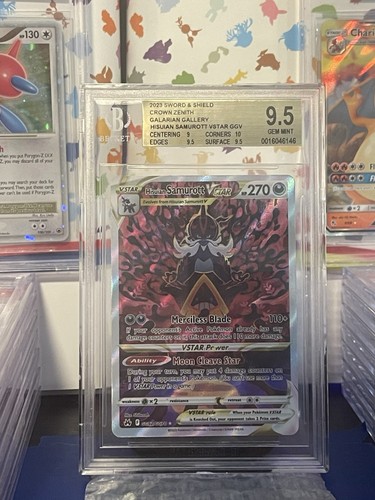Hisuian Samurott VSTAR graded BGS 9.5 for sale on eBay