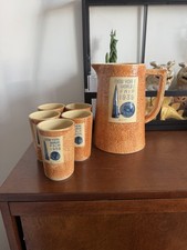 1939 New York World's Fair Brown Ceramic Set Unisphere NYWF Made in Japan RARE