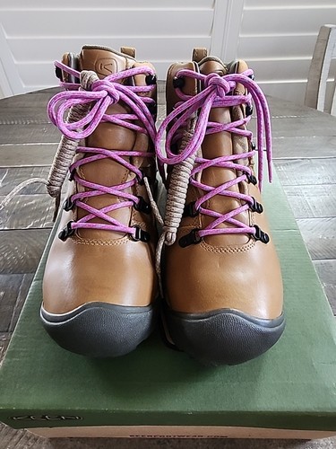Keen Leather Waterproof Hiking Boots Women's Size 9 Pyrenees Safari/English - Picture 3 of 10