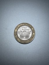 Richard Trevithick RARE MINTING ERROR Steam Train Locomotive Two Pound Coin 2004
