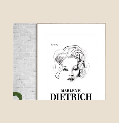 Affiche Marlene Dietrich