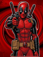 Marvel Comics Deadpool 6" High Quality Vinyl Sticker