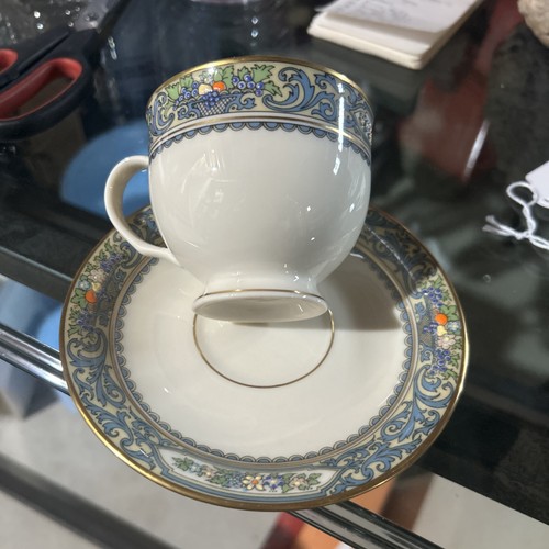 Lenox Autumn Footed Cup and Saucer Set, Pristine, Unused Condition - Picture 1 of 11