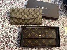 Authentic Louis Vuitton Monogram International Trifold Wallet - See Description 