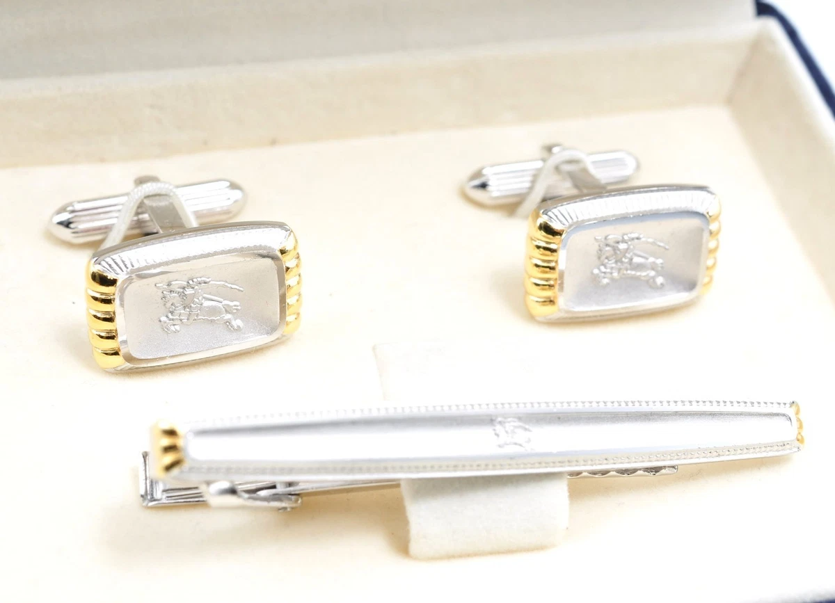 Burberry Silver Cufflinks for Men for sale | eBay