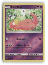 Slowpoke Reverse Holo Common Guardians Rising 48/145 Pokemon Lightly Played