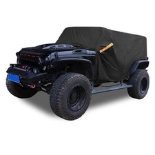 SUV Car Cover Cab Cover Fit for Jeep Wrangler JK JL Hardtop 2 Door 2007 Black