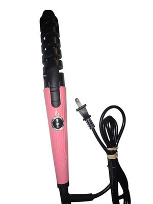 Curling Iron Spiral Professional Hair Curler Pink 20mm Quick Heating New